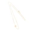 Halsband med pärla i 18k guld . vikt:1,35g