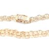 X-länk halsband med stavar i 18k guld. vikt: 15,1g
