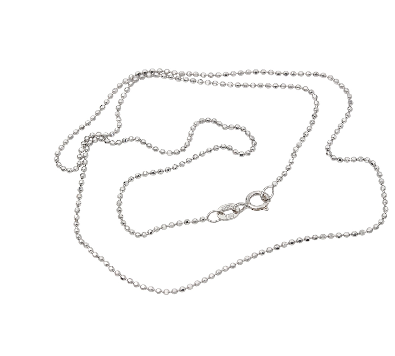 Halsband i 18k vitguld