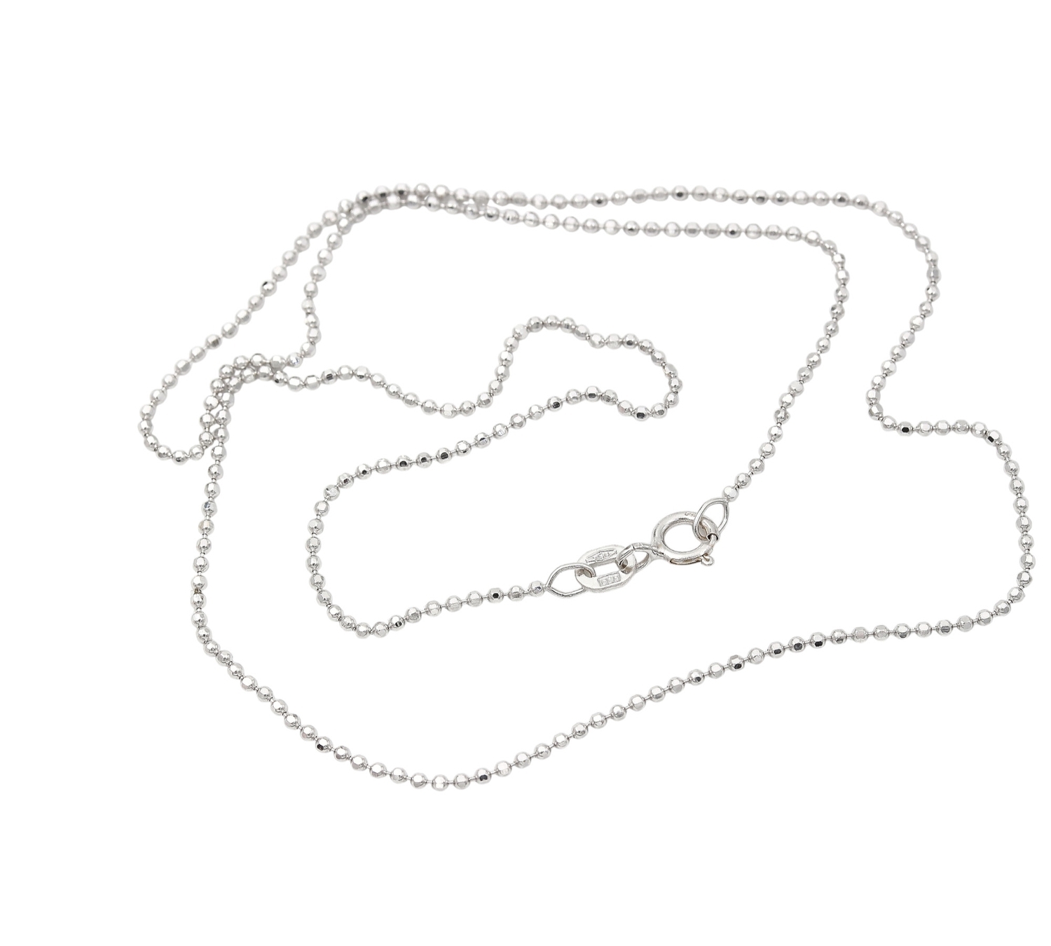 Halsband i 18k vitguld