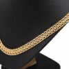 Halsband dubble bismarck i 18k guld.Vikt 22.55g