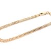 Fiskben armband i 18k guld . vikt: 5,58g