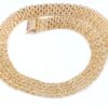 X-länk halsband med stavar i 18k guld.Vikt 51.18g