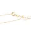 Halsband med pärla i 18k guld . vikt:1,35g