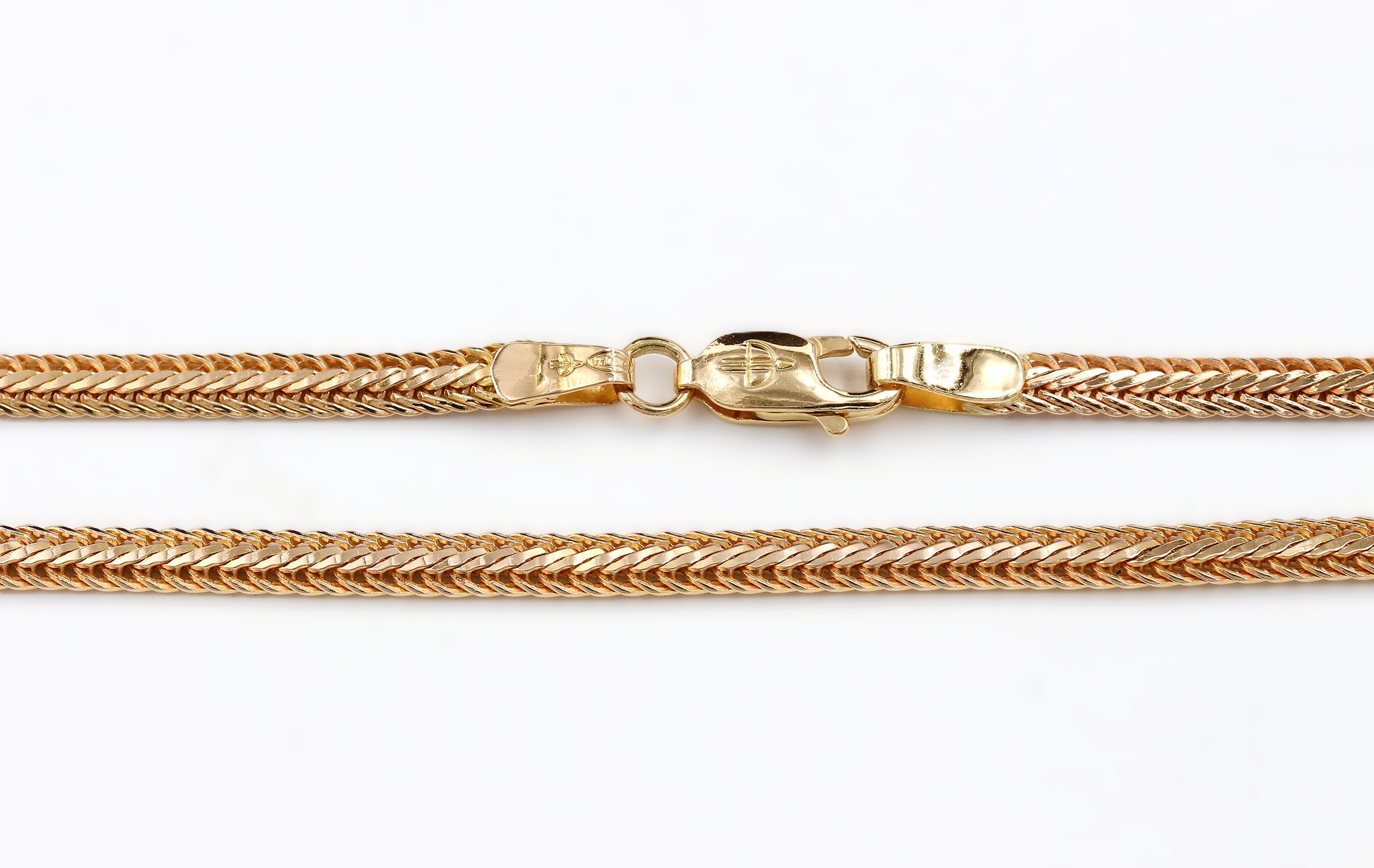 Halsband fiskben i 18k guld.Vikt 10.27g
