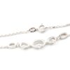 Diamant halsband i 18k vitguld. vikt: 6,25g
