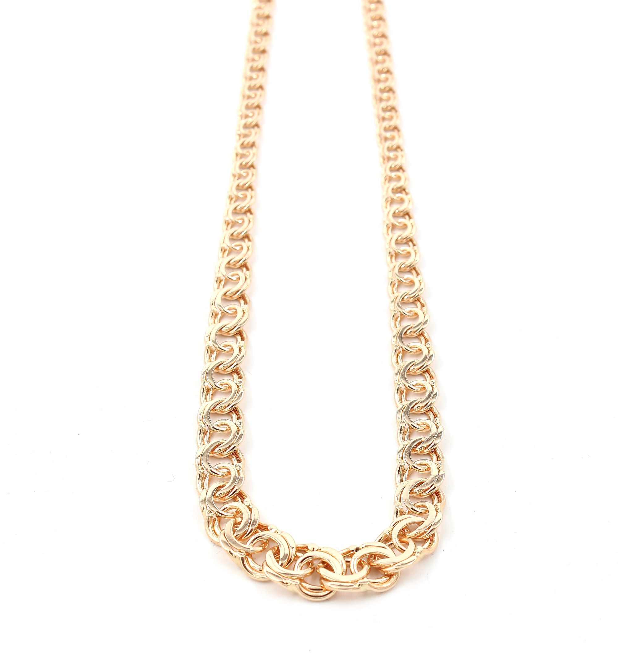 Bismarck halsband i 28k guld. vikt: 20,45g