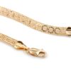 Halsband med mönster i 18k guld.Vikt 11.49g