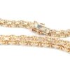 X-länk halsband med stavar i 18k guld. vikt: 29,95g