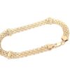 X-länk armband i 18k guld. vikt: 7,1g