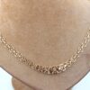 X-länk halsband med stavar i 18k guld. vikt:13g
