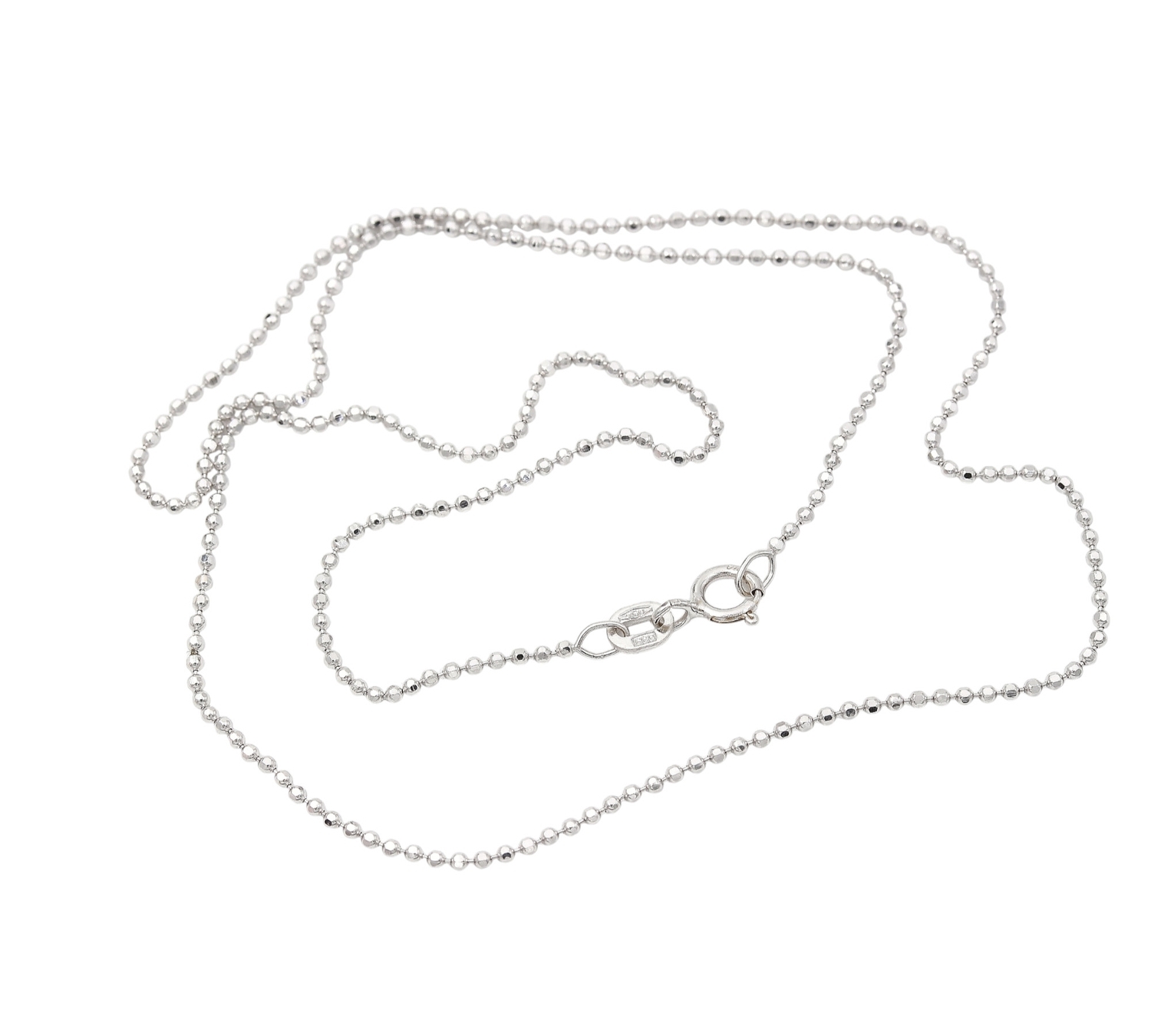Halsband i 18k vitguld