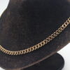 Pansar halsband i 18k guld. ihålig. vikt: 15,9