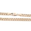 Pansar halsband i 18k guld. ihålig. vikt: 15,9