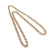 Pansar halsband i 18k guld. ihålig. vikt: 15,9