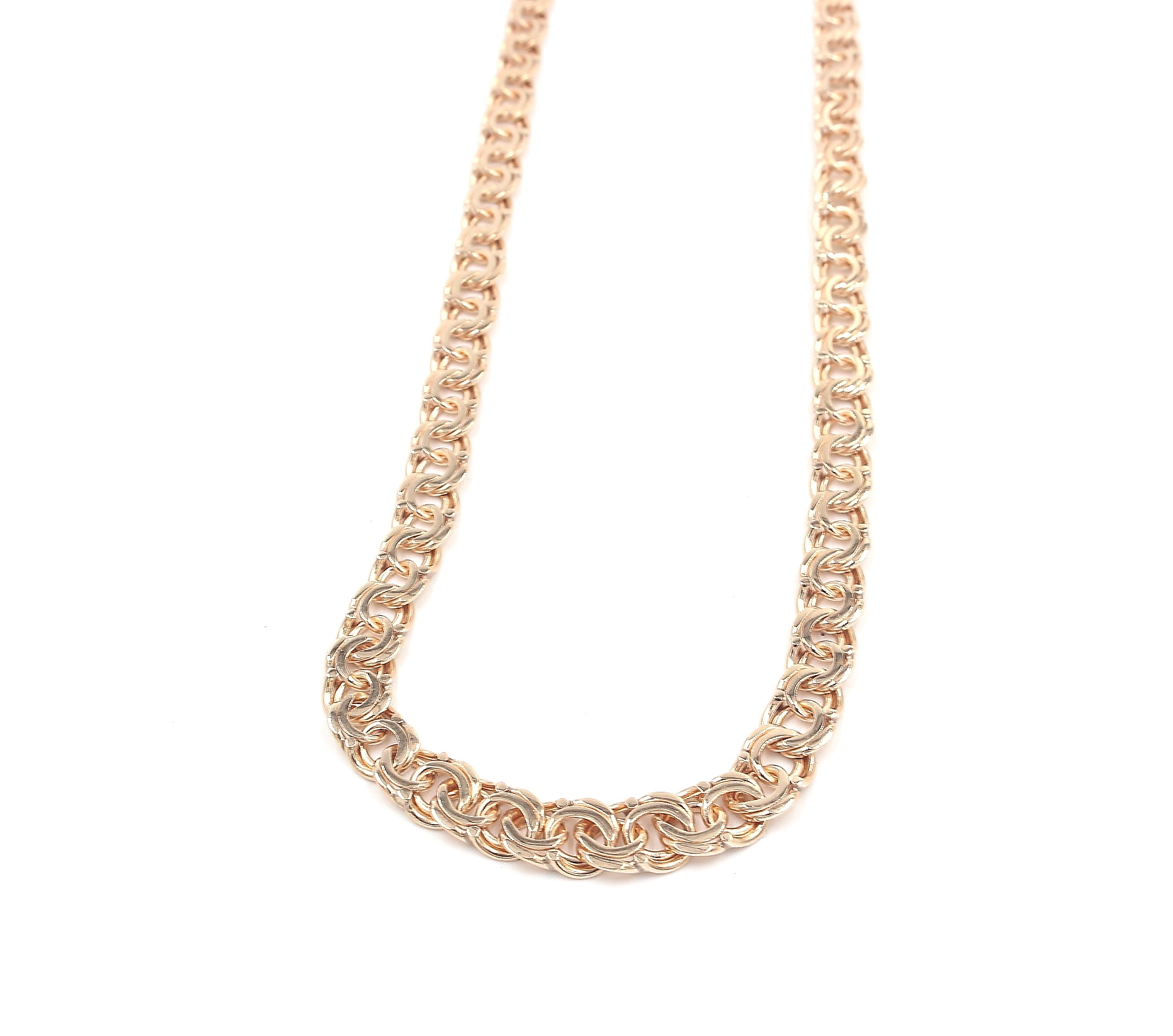 Bismarck halsband i 18k guld. vikt: 15,3g