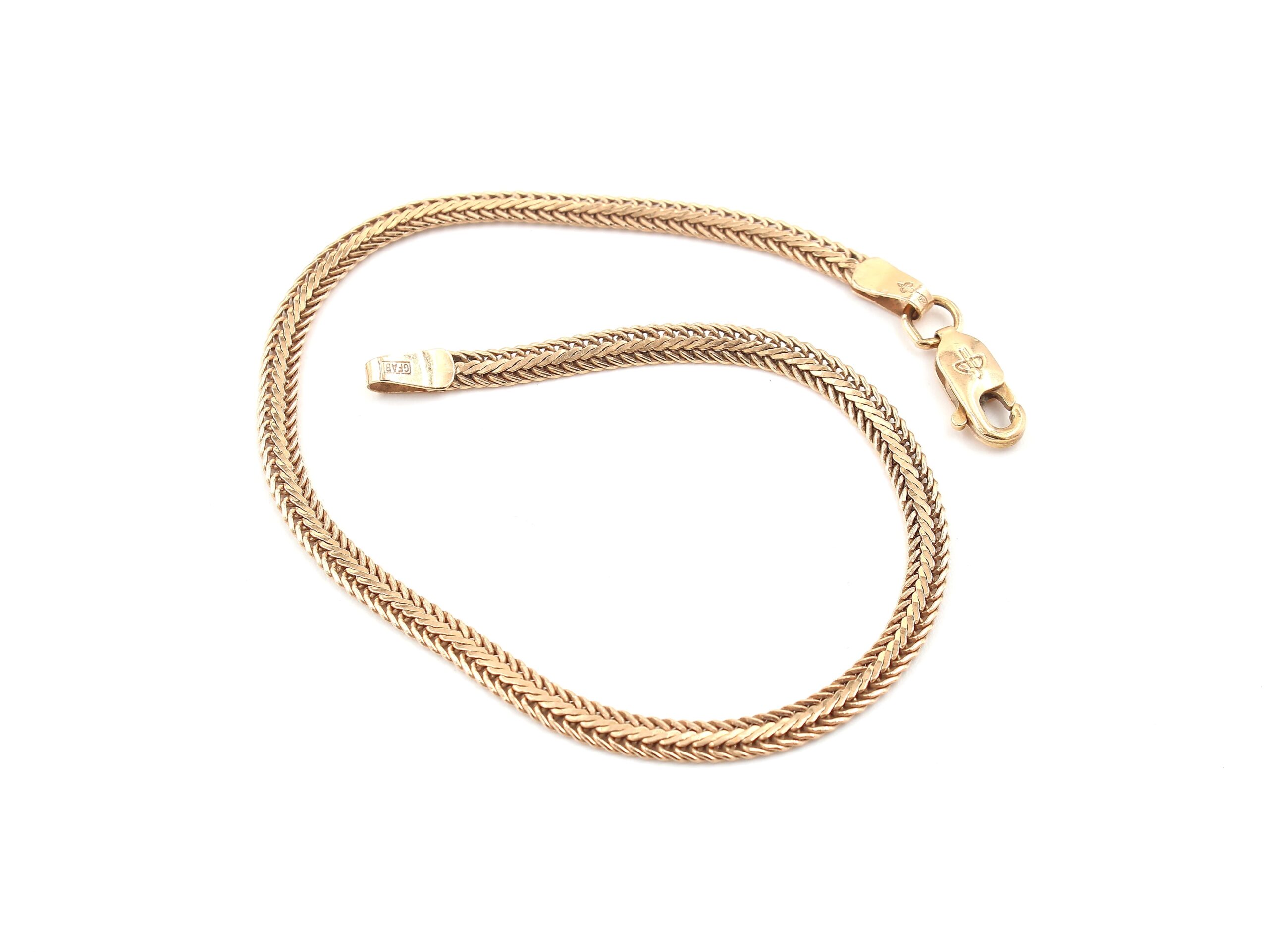 Fiskben armband i 18k guld. vikt: 3,63 - Bild 3