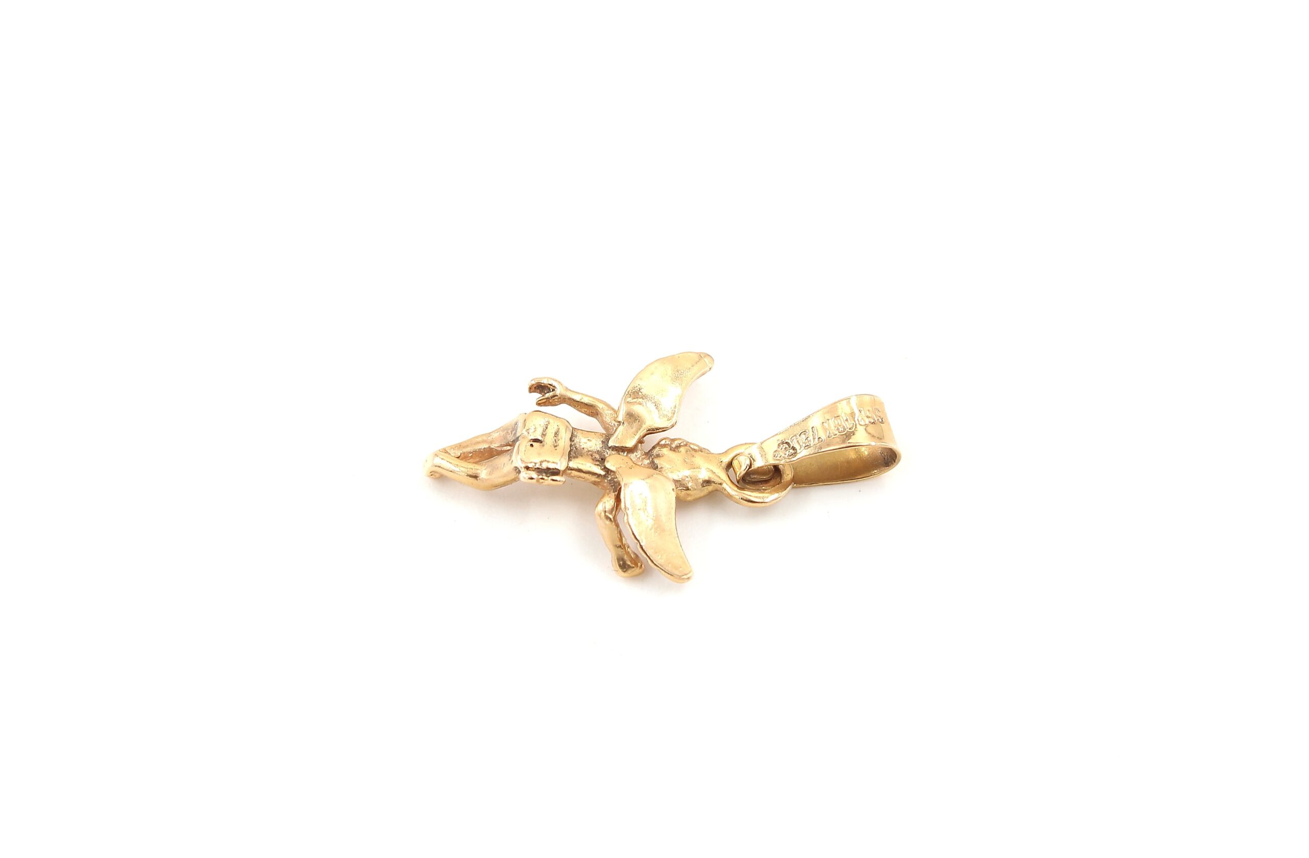 Hänge Ängel i 18k guld. vikt: 1g