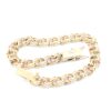 Bismarck armband i 18k guld