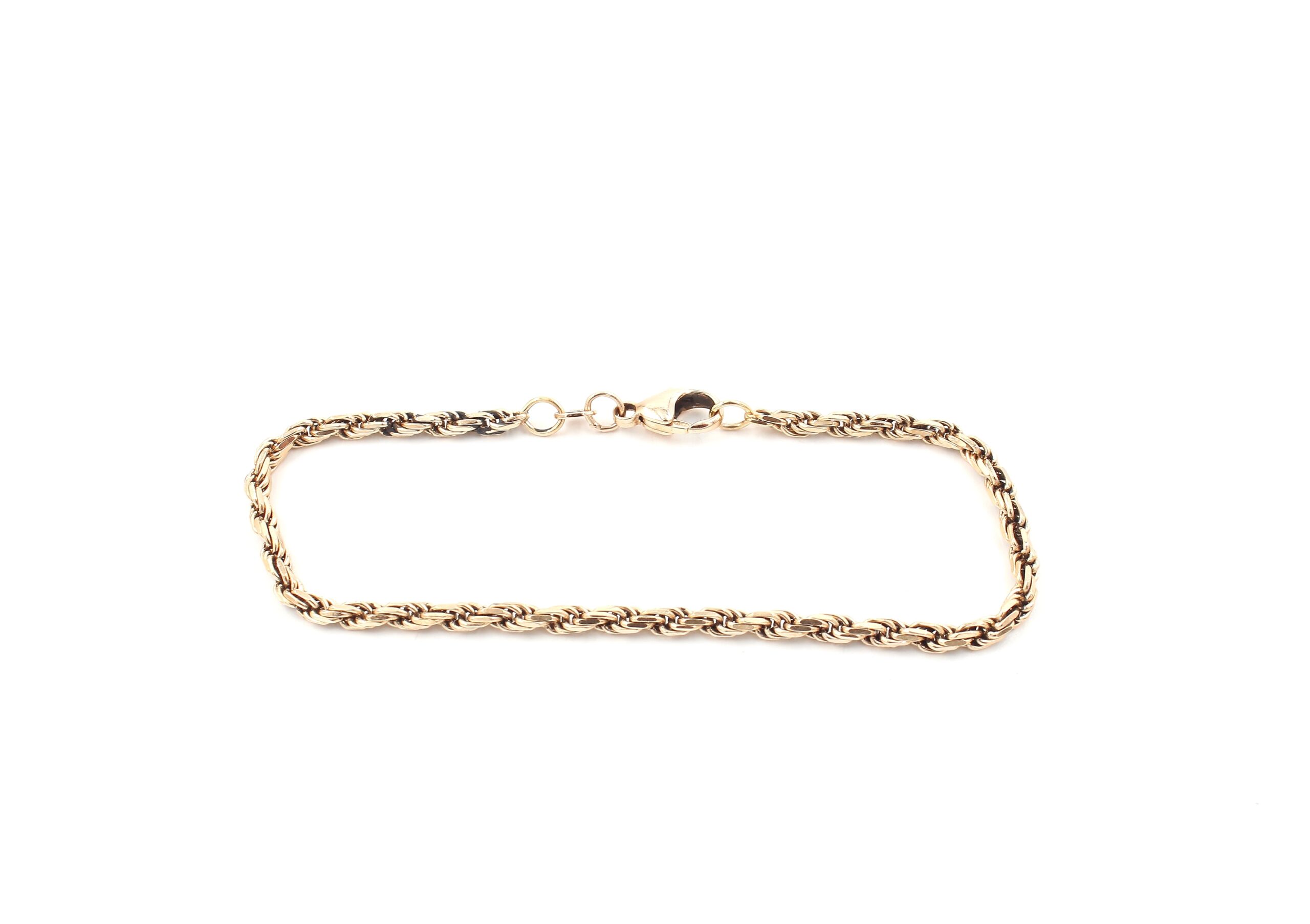Cordell armband i 18k guld. massiv. vikt: 6,85g