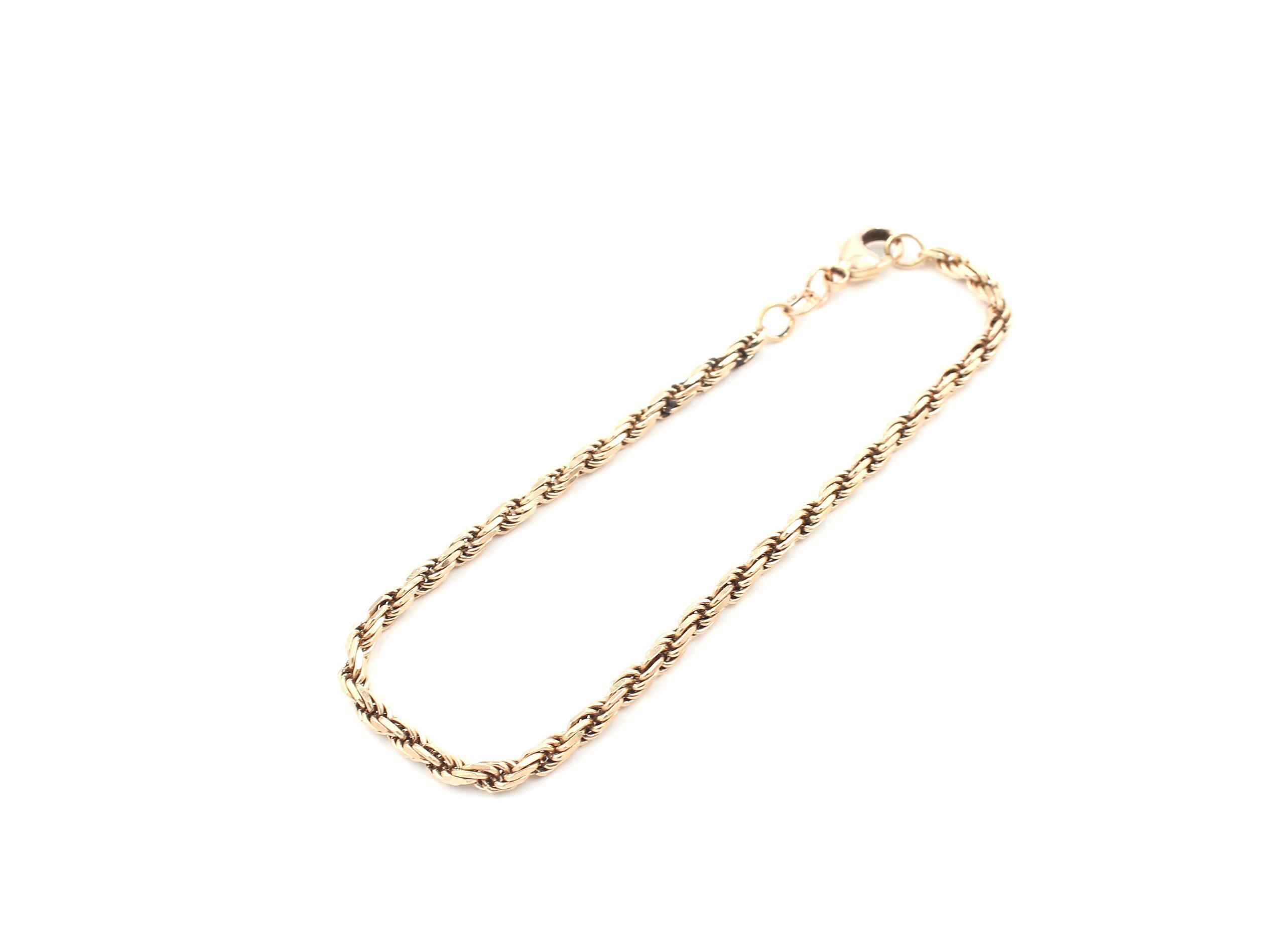 Cordell armband i 18k guld. massiv. vikt: 6,85g