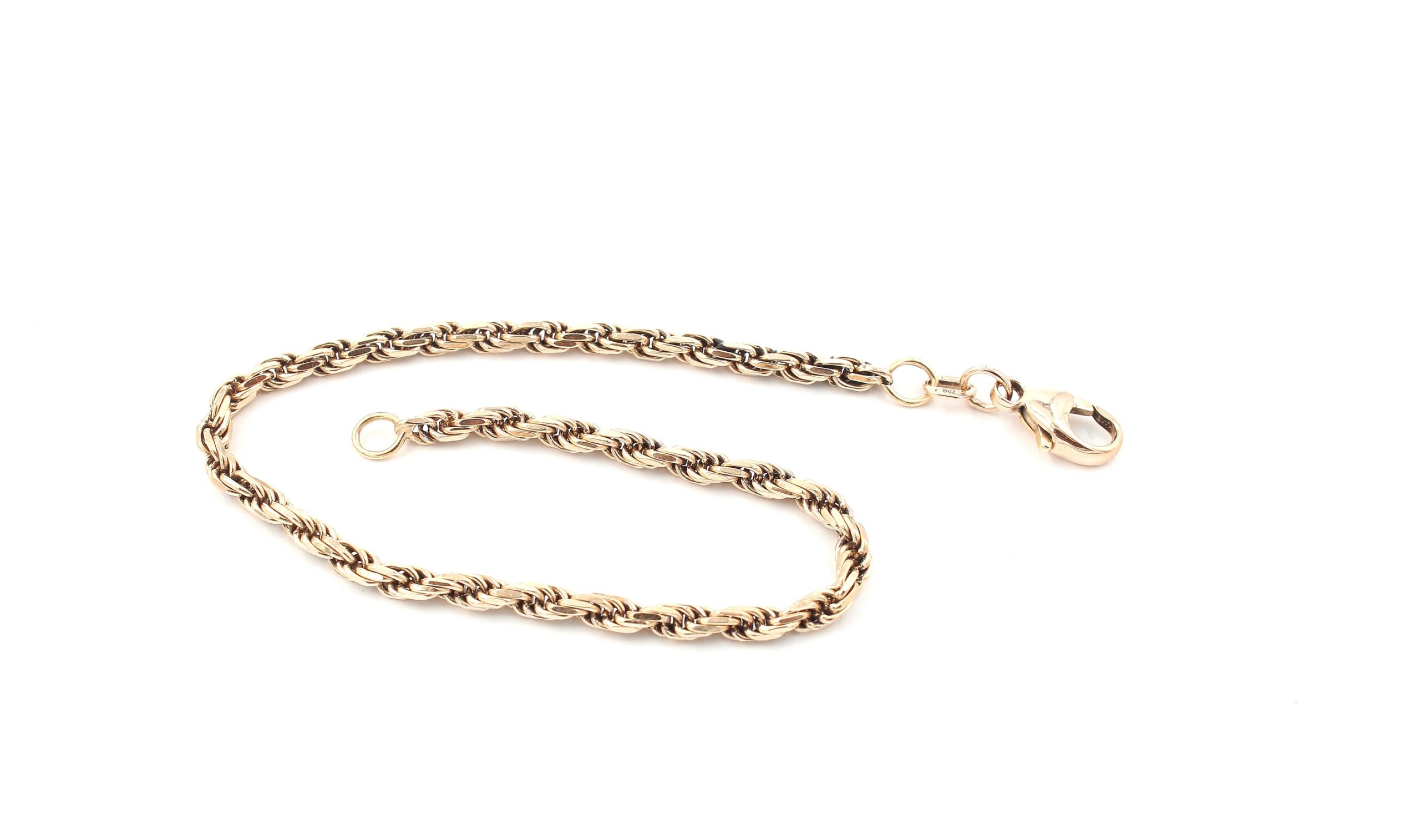 Cordell armband i 18k guld. massiv. vikt: 6,85g