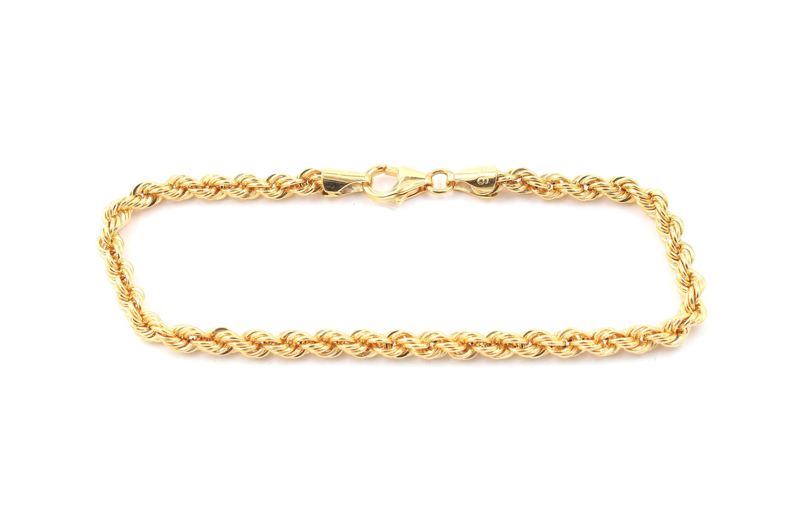 Cordell armband i 22k guld ihålig. vikt: 4,9g