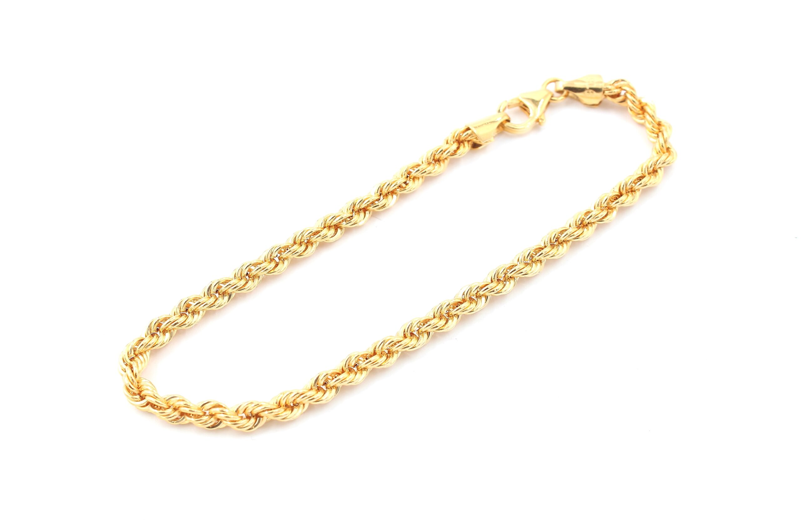 Cordell armband i 22k guld ihålig. vikt: 4,9g