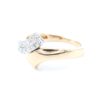 Diamantring i 18k guld och vitguld 0,20ct. vikt: 4,4g