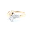 Diamantring i 18k guld och vitguld 0,20ct. vikt: 4,4g