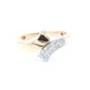 Diamantring i 18k guld och vitguld 0,20ct. vikt: 4,4g