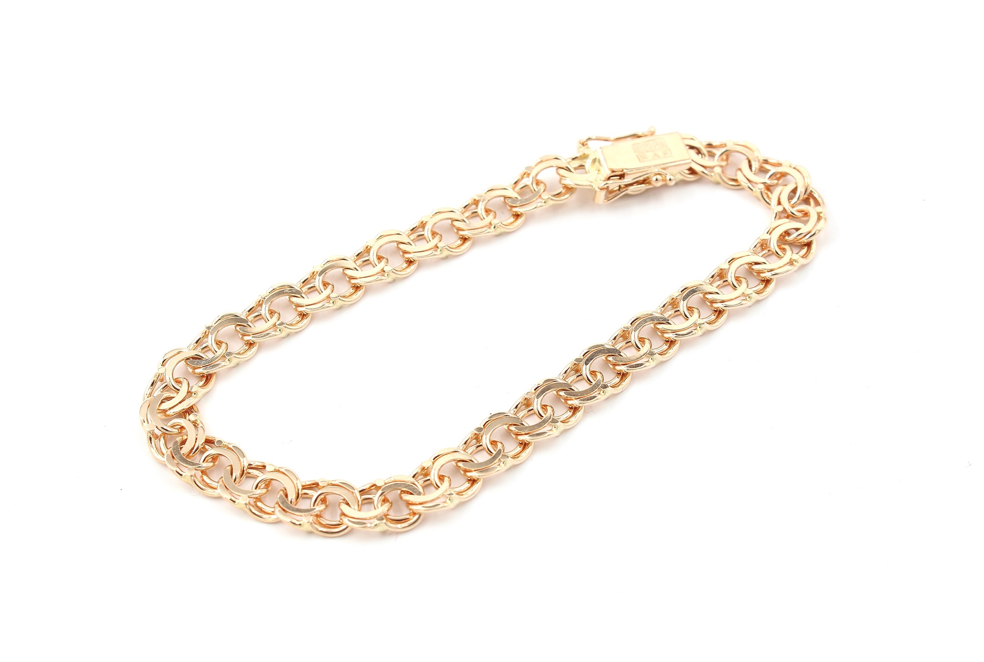 Bismarck armband i 18k guld. vikt: 18,1g
