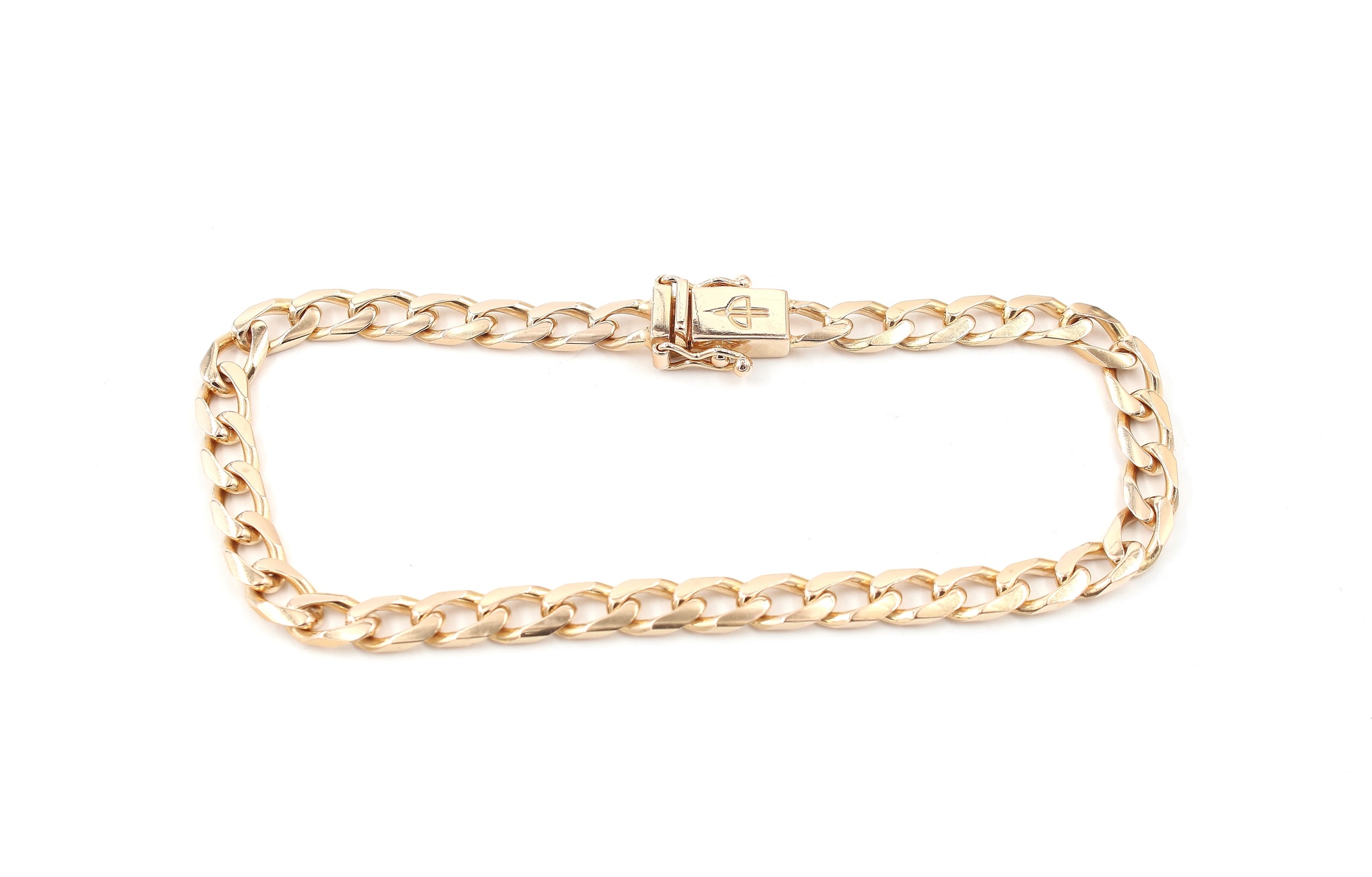 Pansar armband i 18k guld massiv. vikt: 14,8g