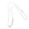 Diamant halsband i 18k vitguld. vikt: 6,25g