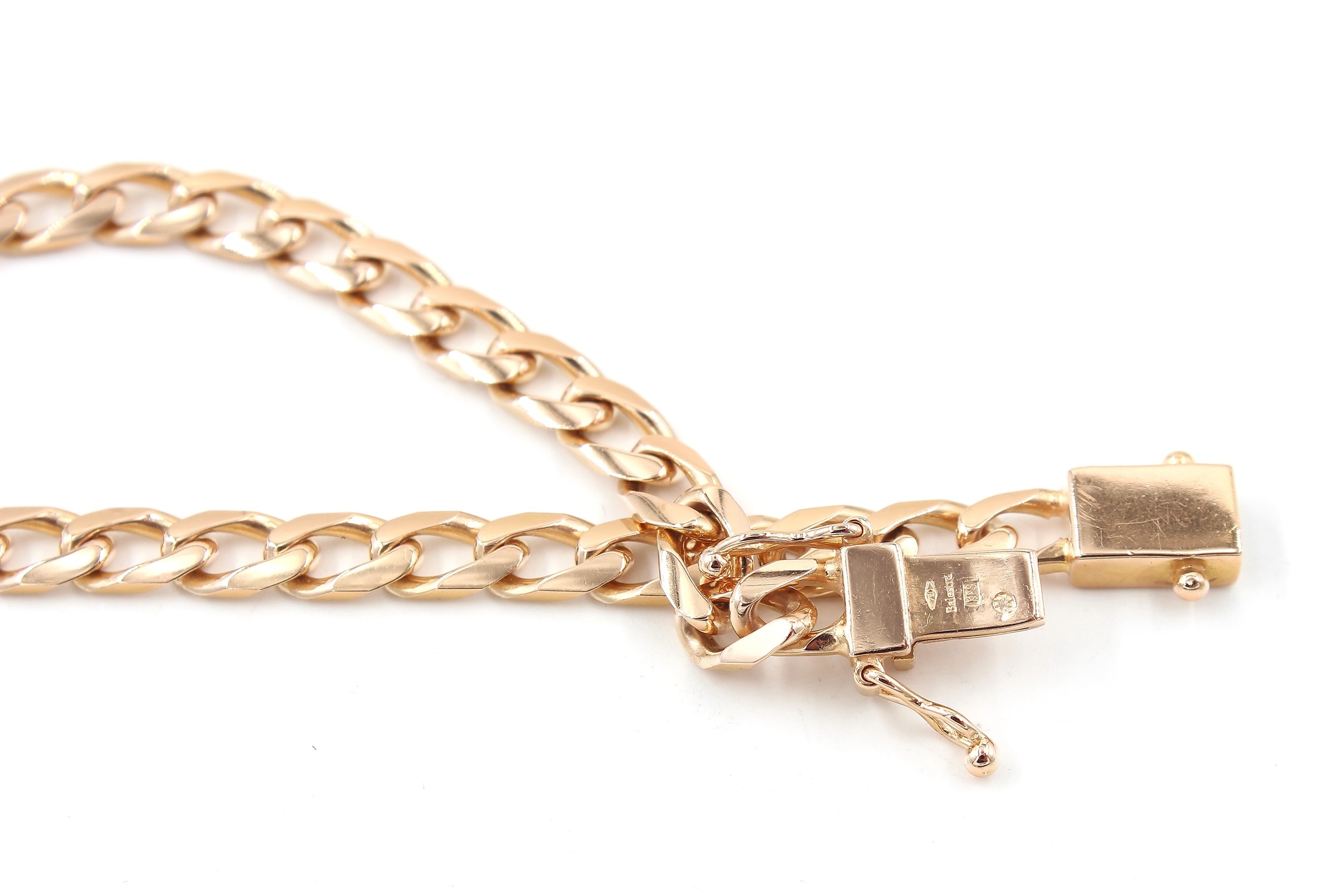 Pansar armband i 18k guld massiv. vikt: 14,8g