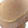 X-länk halsband med stavar i 18k guld. vikt: 29,95g