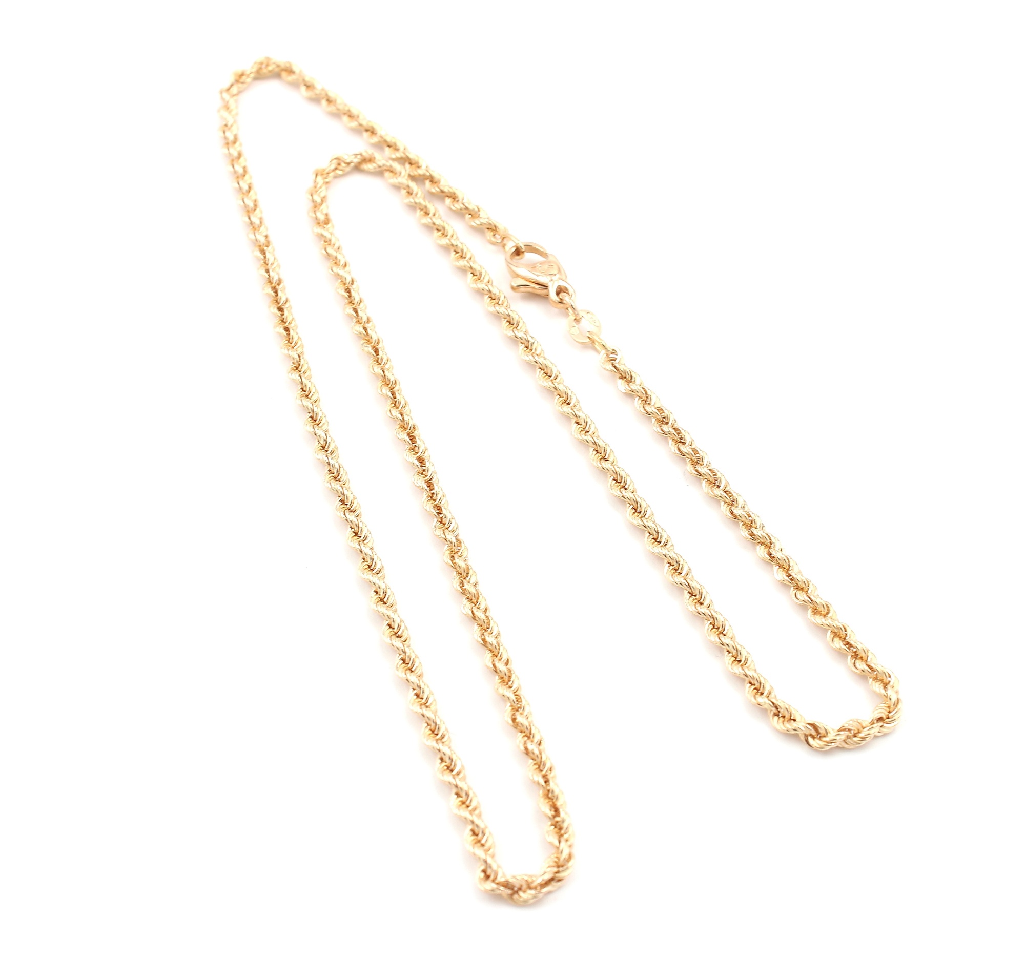 Cordell halsband i 18k guld , massiv.Vikt 16,2g