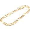 Figaro armband i 18k guld ihålig. vikt: 12,7g