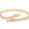 Bismarck armband i 18k guld. vikt: 18,1g