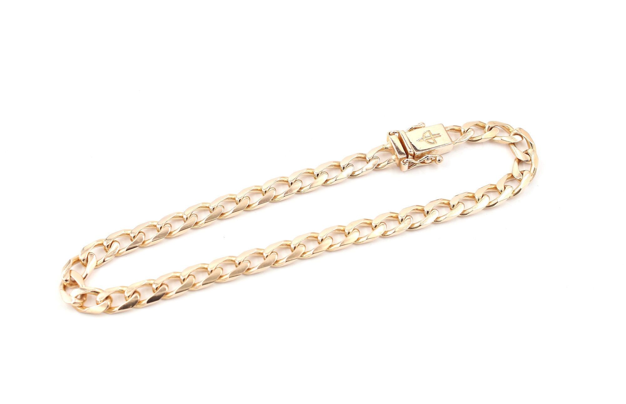 Pansar armband i 18k guld massiv. vikt: 14,8g