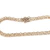 X-länk armband med stavar i 18k guld. vikt: 6,5g