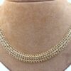 Fiskben halsband i 18k guld. vikt: 16,1g