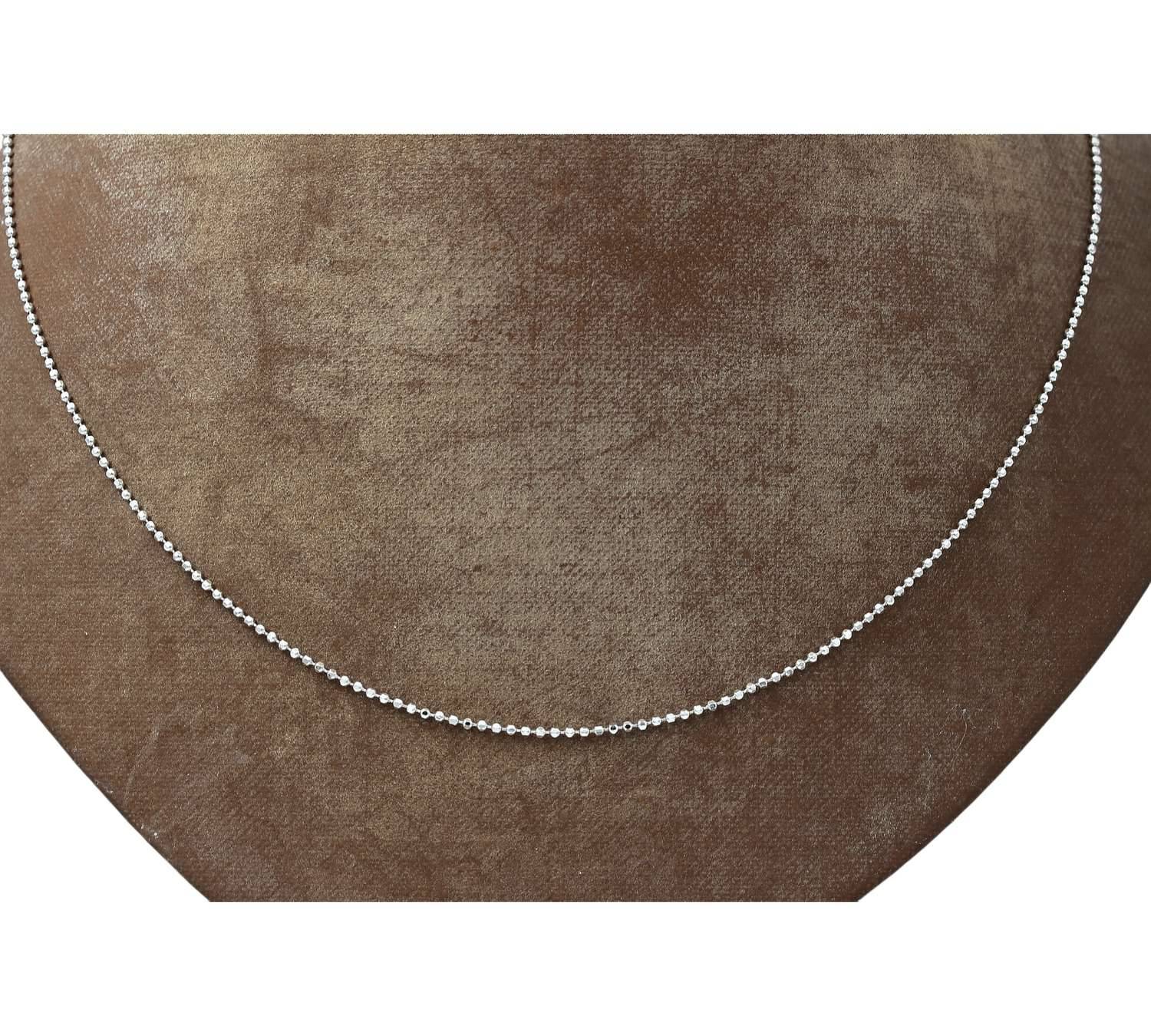 Halsband i 18k vitguld