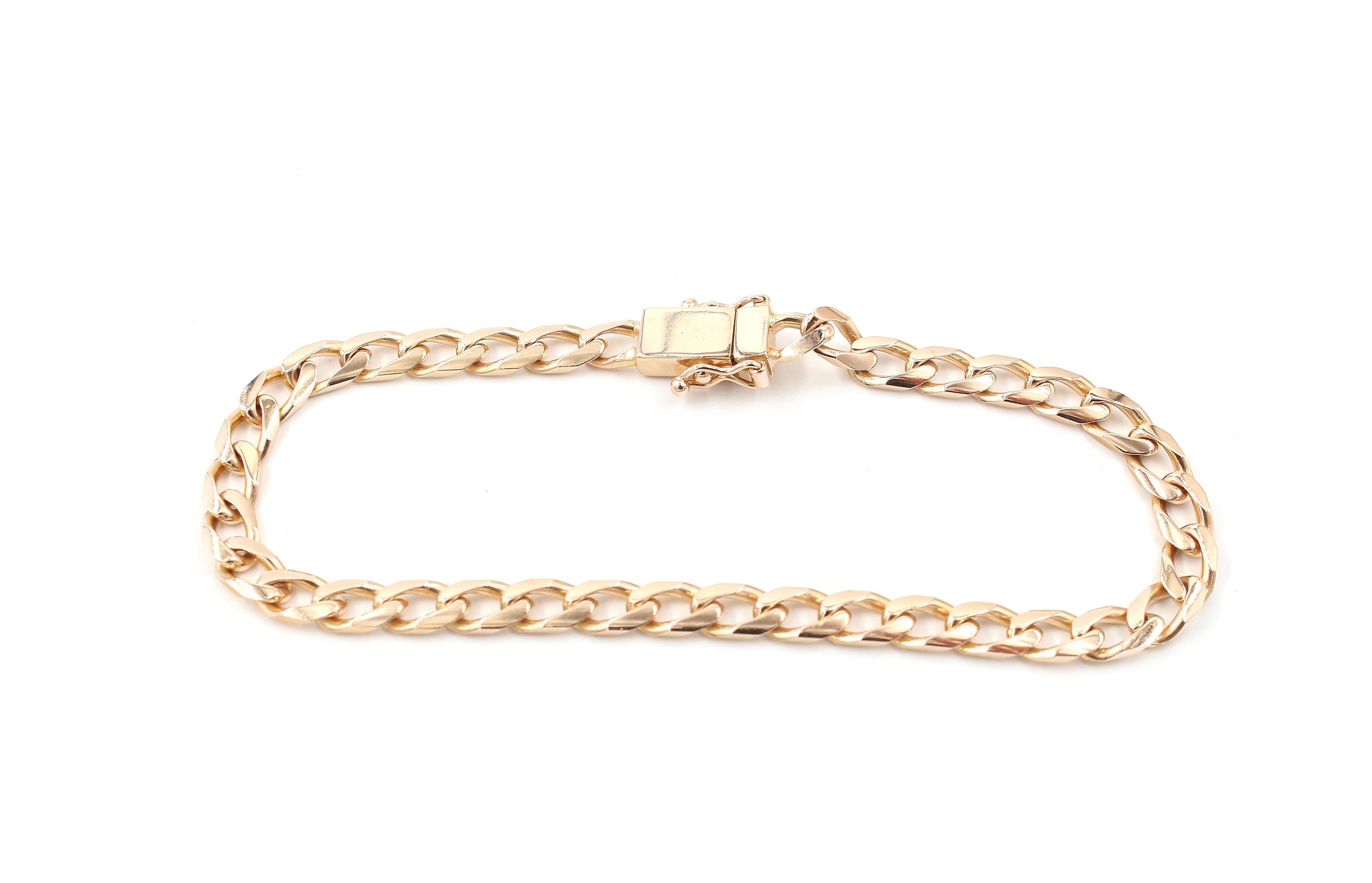 Pansar armband i 18k guld massiv. vikt: 14,8g