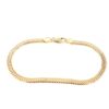 Fiskben armband i 18k guld . vikt: 5,56g
