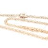 X-länk halsband med stavar i 18k guld. vikt:13g