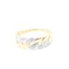Bismarck ring med diamanter i 18k guld. vikt: 2,9g