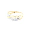 Bismarck ring med diamanter i 18k guld. vikt: 2,9g