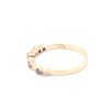 Diamantring i 18k guld med svarta stenar. vikt:1,5g