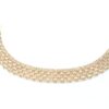 X-länk armband med stavar i 18k guld 4x. vikt: 25,55g